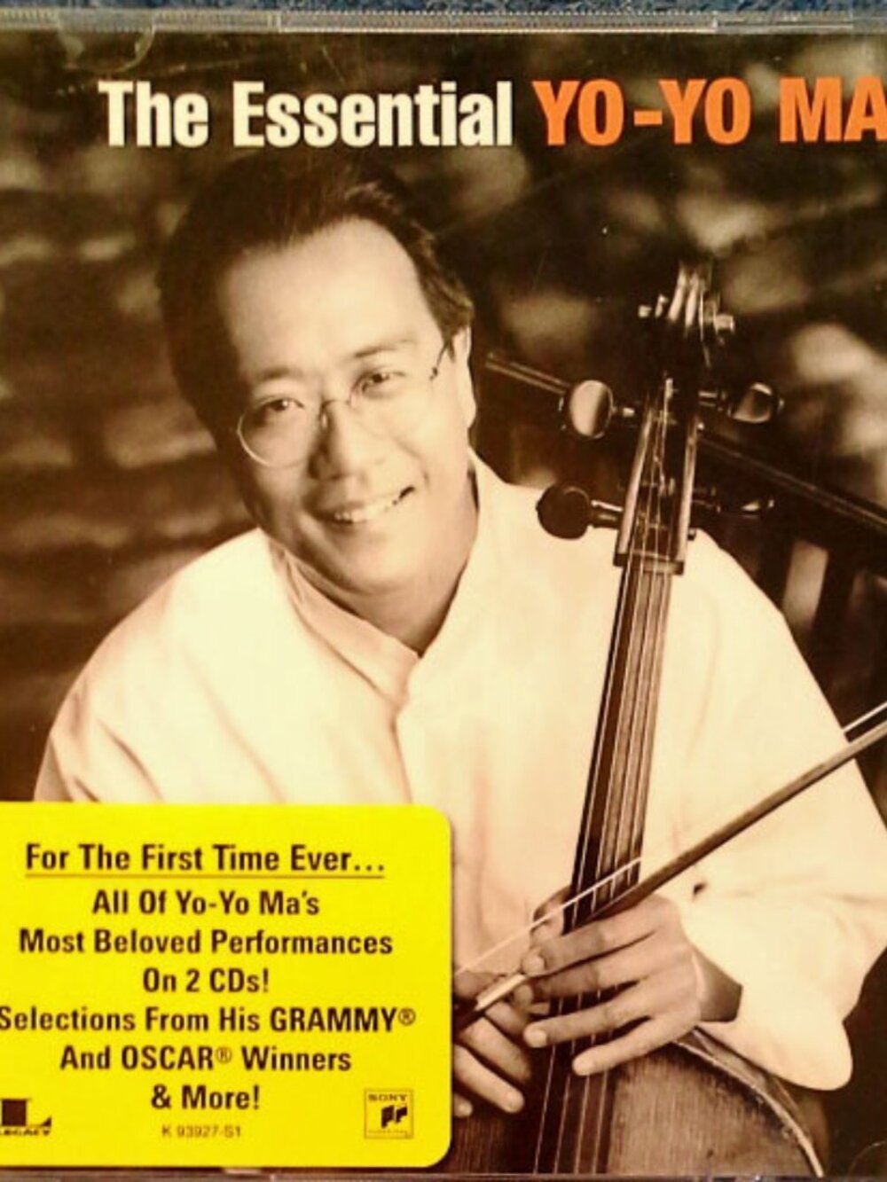 YO-YO MA - THE ESSENTIAL - LEGACY / SONY - (2) CD SET WITH HYPE STICKER -
